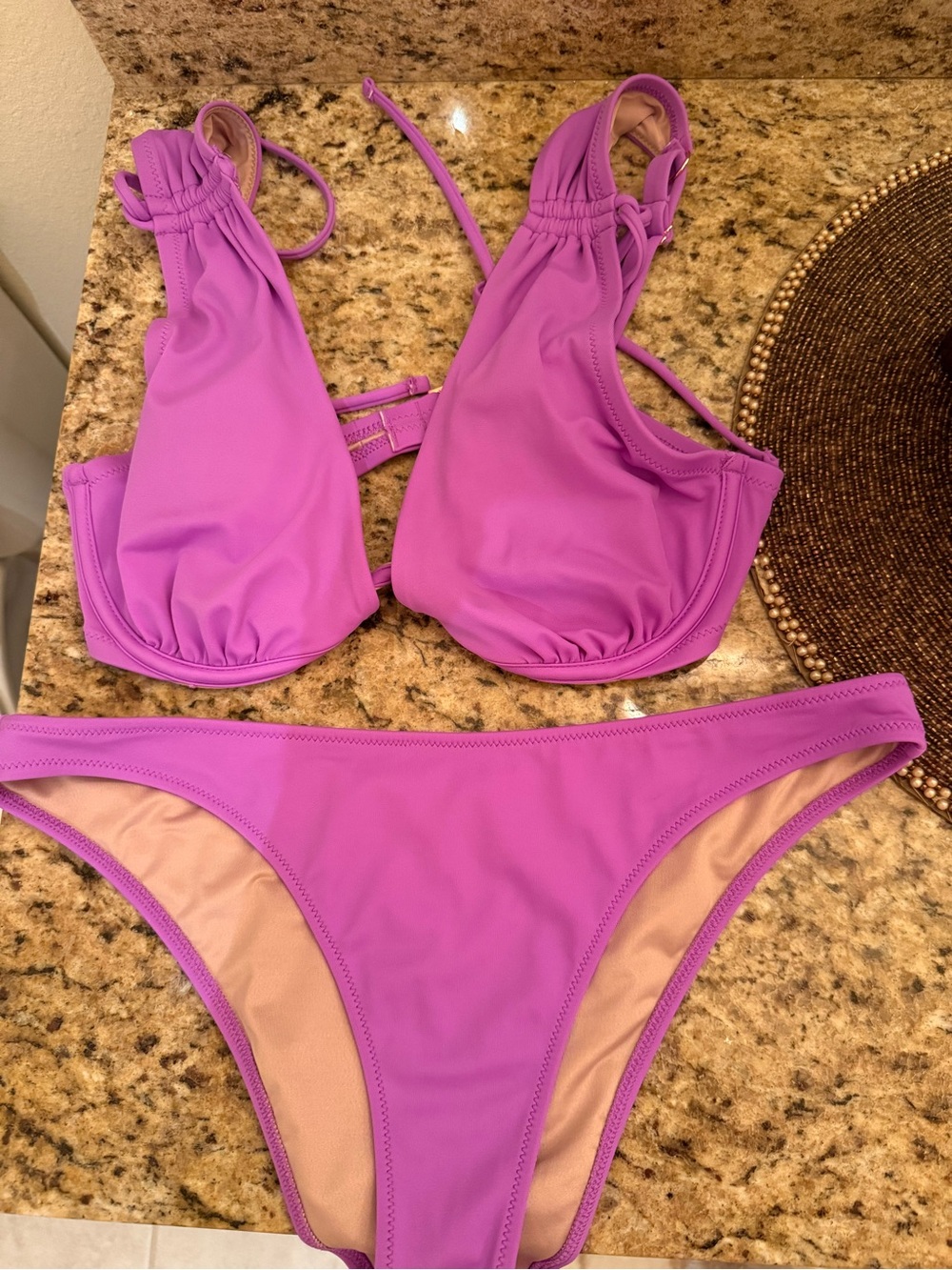 Shade & Shore Lavender Two-Piece Bikini